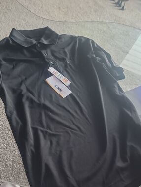 Core 365. Performance Men’s Black Polo Shirt - Short Sleeve
